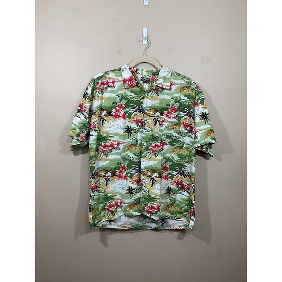 VTG Kamro Mens Hawaiian Button Up Shirt 3XL Floral Tropical Retro Beach Vacation - Picture 1 of 6